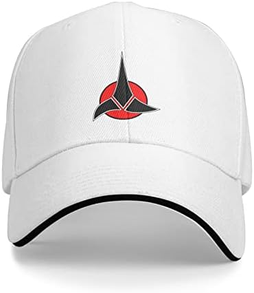 דגל קלינגון דגל בייסבול כובע אבא מזדמן כובע כובע שמש כובע שמש מתכוונן יוניסקס למבוגרים