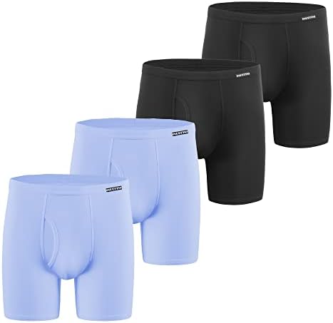 תקצירי בוקסר לגברים של אינדיפיני תחתונים תחתונים כותנה מכוסה ארוכת המותניים תחתונים תחתונים בוקסר