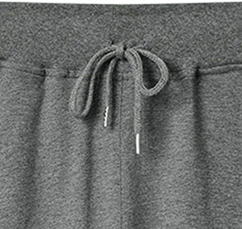 גברים מותניים אלסטיים 3/4 ג'וג'ר כיס רוכסן קל משקל מתחת למכנסיים קצרים בברך אימון מחודד מכנסי טרנינג קפרי