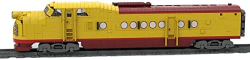 1285 יחידות + קלאסי רטרו רכבת עיר של דנבר - יחידה קטר דגם אבני בניין סט דגם, רכבת ערכת בניין, למבוגרים
