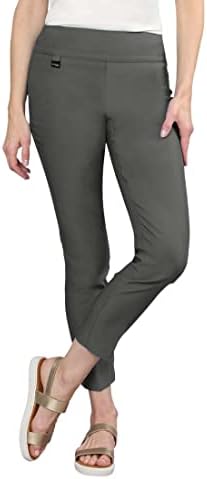 מכנסיים של Lisette L, מכנסי חלומות רזים ברגל, בד כספית, סגנון 71705, Inseam 31