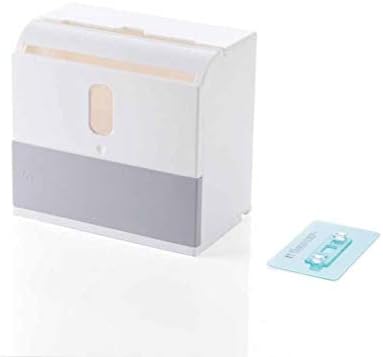 GSDNV מדף אמבטיה קיר הרכבה על קופסת רקמות מקלחת קאדי טולייט מחזיק נייר מתלה לאחסון מפיות מפית מארגן