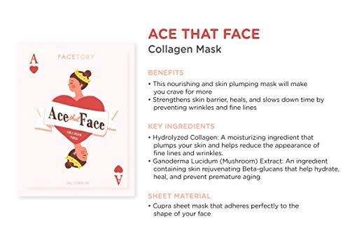 חבילת מסכת גיליון פנים מסוג עור פנים משולבת של 8 עם חבילת ניקוי פנים שיבולת שועל - לחות, הרגעה, איזון, בקרת