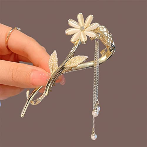 פרח קמליה בסגנון יפני מדבקת ציפורניים מובלטת 5 ד ' אביב עיצוב פרחוני לבן חקוק מחוון לציפורניים עיצוב מניקור -