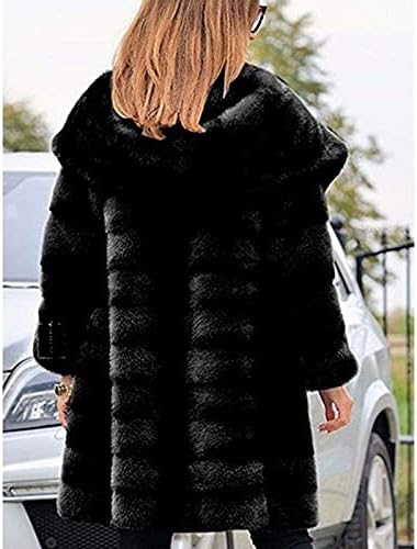 מעילי נוקמופו נשים נשים אופנה אופנה חורף קטיפה רופפת קטיפה ארוכת שרוול ארוך רוכסן מעיל ברדס