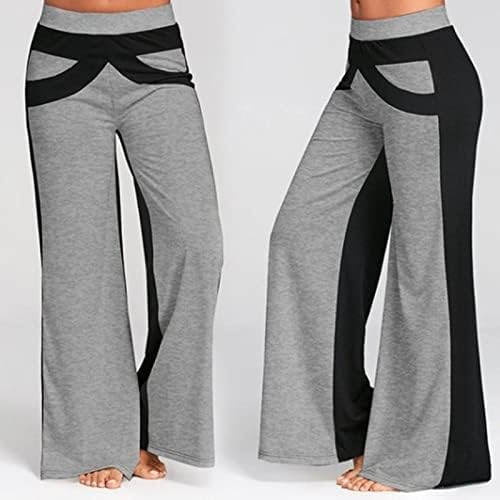 יוגה מכנסיים גבוהה מותן עם כיסים לנשים נשים גבוהה מותן ספורט חותלות ארוך הדפסת מכנסיים גרביונים יוגה מכנסיים