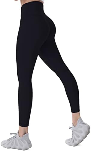 מכנסי יוגה עם מותניים גבוהים באונגסופט לנשים המפעילות אימון חותלות רשת צדדיות כיסים סקוואט הוכחת הבטן בקרת
