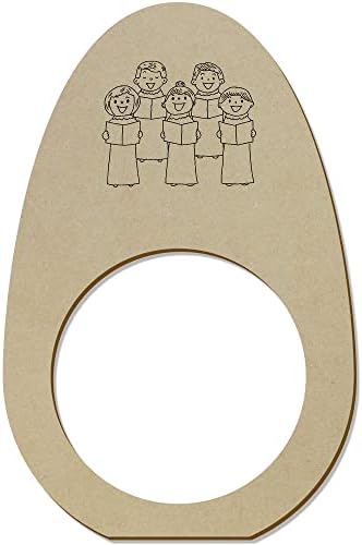 DSHOM כפרי עץ רזה קופסת טבעת, ארגז טבעת מכסה מכסה אגוז להצעה לאחסון טבעת נישואין עם קטיפה שחורה רכה