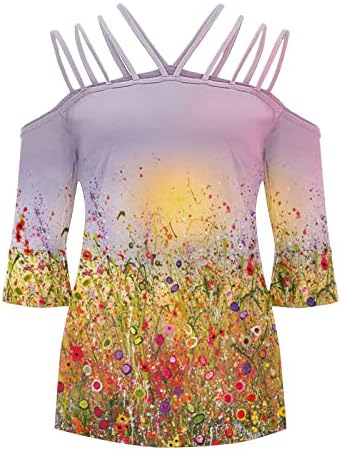נשים טוניקת חולצות עבור חותלות מתגנדר, 2023 קיץ קצר שרוול חולצות להסתיר בטן טוניקת חמוד זורם הנלי חולצות