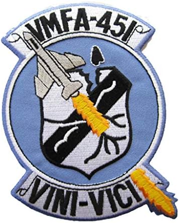 VMFA-451 WALLORDS F-4 Phantom Patch-גיבוי פלסטיק