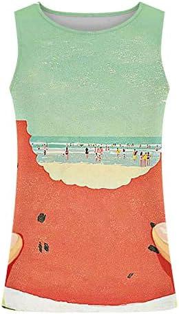 חולצת טריקו מזדמנת לגברים מודפסת פיתוח גוף חוף גופיות גופיות אימון אימון כושר אימון אימון חולצות ללא שרוולים