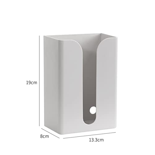 Zerodeko 2 pcs מחזיק רקמות ללא עקיבה קיר ברקמות רכוב קופסת מפיות קופסת מפיות קופסת אחסון רקמות אפור