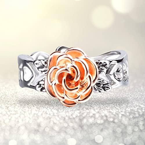 טבעות נישואין של יסטו לנשים חלולות טבעת ורדים