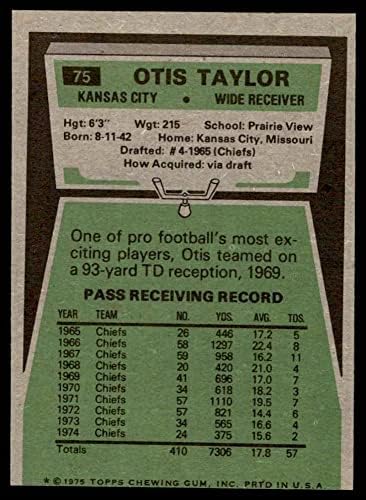 1975 Topps 75 OTIS TAYLOR KANSAS CITY CHIET