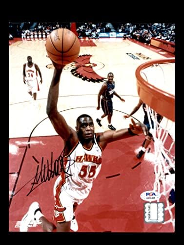 Dikembe Mutombo PSA DNA COA חתום 8x10 חתימת צילום