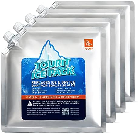 טוריט אריזות קרח לשימוש חוזר וחבילות קרח לילדים לקופסאות שקיות ארוחת צהריים