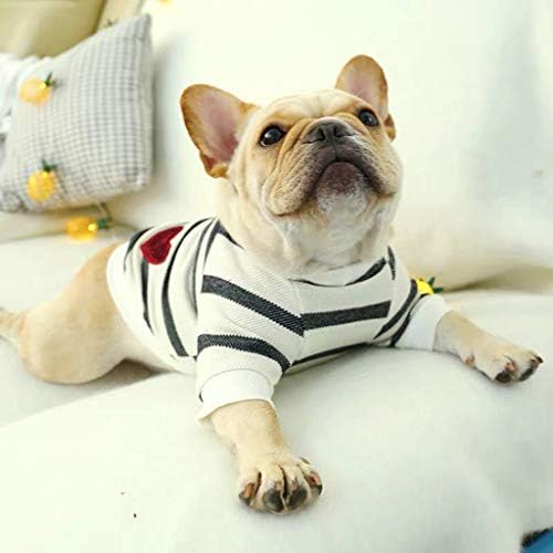 סוודר קפוצ'ון גדול של כלב סוודר אופנה חיות מחמד חולצה מודפסת חולצות טי קיץ