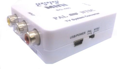 CKITZE BG-480 AV Composite ל- RCA CVBS Video Audio Audio PAL לממיר NTSC