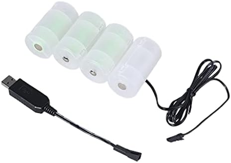 Feamos 1.1M USB ל- 1.5V 3V 4.5V 6V D-Cell-Bartery Eliminator יכול להחליף 1-4PCS 1.5V D-alkaline