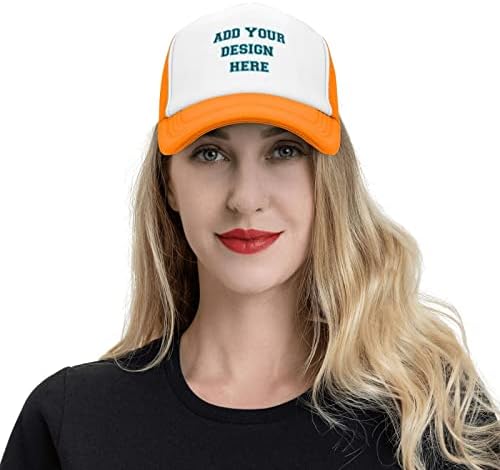 מותאם אישית כובעי עיצוב משלך, מותאם אישית נהג משאית כובעי עבור גברים נשים, להפוך את עצמו מותאם אישית