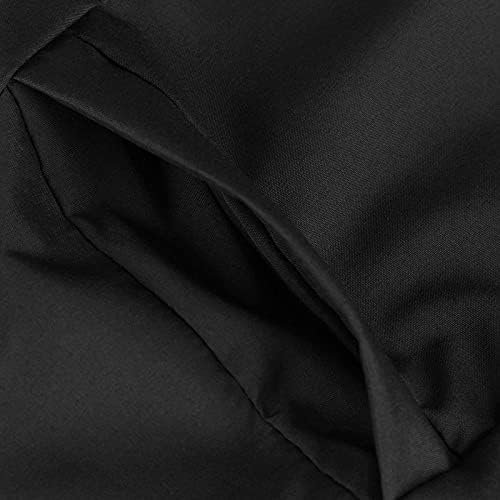 פוליאסטר מצויד מוצק צבע מעיל נשים סתיו אלגנטי כיס מעילי אלסטית מותניים תאריך לילה קצר שרוול
