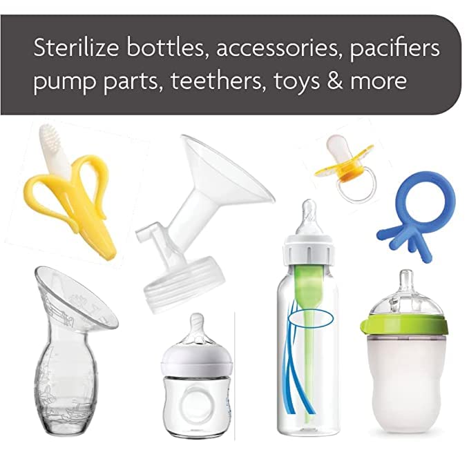 תינוק ברזה תינוק בקבוק מעקר ומייבש מתקדם - חשמלי קיטור עיקור מכונה-אוניברסלי חיטוי עבור כל בקבוקים: