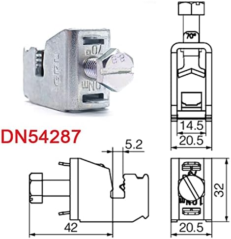 CLIP CLIPL CLIPL CLIPL CLIPL CLIP LJJ-70 מהדק תיל נירוסטה 175A 16-70 ממ פתיחה 14X14