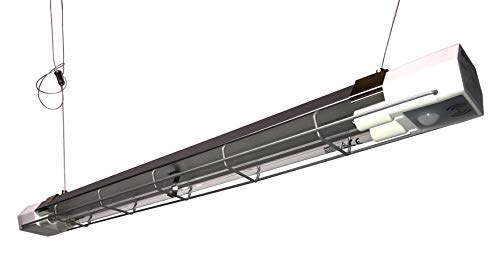 Annia-Lite UV מתקן תאורת תליון ליניארי צינור אור חדר עליון UV Luminaire ליישומים רפואיים, תעשייתיים, משרדיים