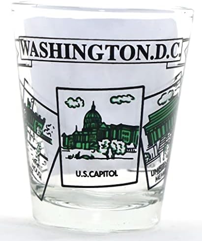וושינגטון נוף ירוק קלאסי עיצוב ירה זכוכית