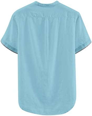 חולצות יאנגקיג'י לגברים חולצת טי לגברים חולצות קיץ לגברים 2023 חולצות קיץ קצרות בצבע אחיד מזדמן טרנדי