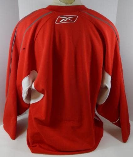 קרולינה הוריקנים 25 משחק נעשה שימוש באדום תרגול ג'רזי 54 DP24980 - משחק משומש גופיות NHL