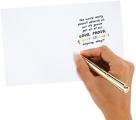 Hallmark חבילת דואר טובה של 2 כרטיסי גאווה או כרטיסי חברות
