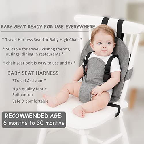 נסיעות לרתום מושב עבור תינוק כיסא גבוה, בטיחות לרתום כיסא אבזר עבור תינוק האכלה, נייד בד לרתום פעוט כיסא מושב