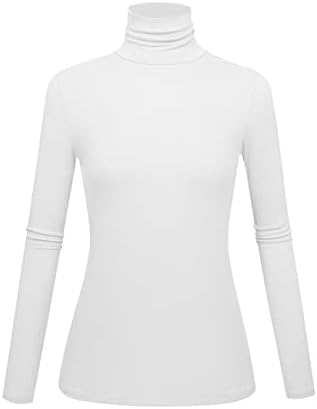 Klotho Womens Silltlecked Base Layer מתחת לחולצות שרוול ארוך עליון