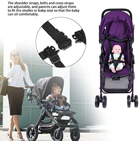 חגורת רתמת מושב תינוקות של ויאגאסאפמידו, מחזיק רתמת מושב אוניברסלי לתינוק 5 נקודות עגלת מתכווננת ילדים