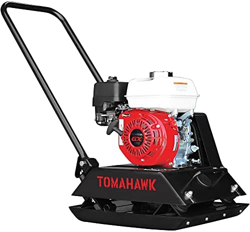 Tomahawk 5.5 HP HONDA צלחת צלחות קומפקטור טמפר לאדמה, חצץ, עפר, אספלט, מנוע GX160 קומפסית
