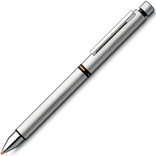 LAMY CP 1TRI PEN 759 עט רב -פונקציונלי - עט רב -מערבי מפלדת אל חלד - עם מילוי עט כדורים שחור של