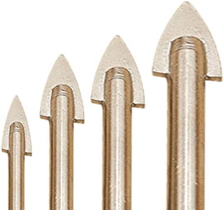 חלקי כלים 4 יחידות אריחי קרמיקה מקדח זכוכית חתיכות שוק משושה סט עבור מחזיק סיביות 6-12 ממ