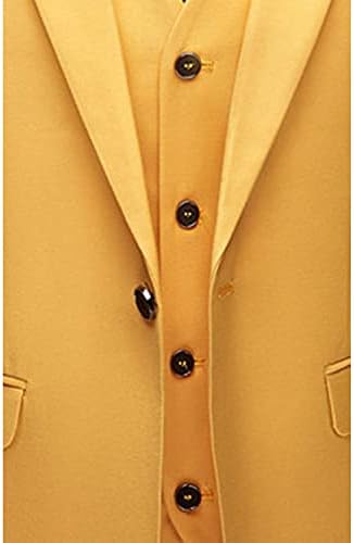 3 חלקים לגברים חליפה עסקית 1 כפתורים דקים כושר בצבע אחיד ז'קט טוקסידו חליפות מכנסי בלייזר רשמיים לחתונה