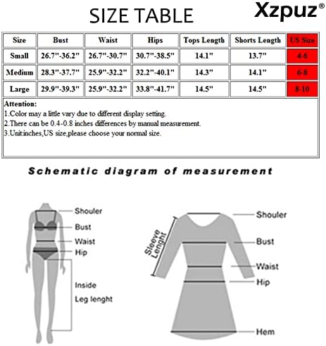 XZPUZ גופיות יבול מזדמנים ומכנסיים מכנסיים קצרים סט סרוג הדפסי סרוג גוף סרבל סרבל שני תלבושות תלבושות.