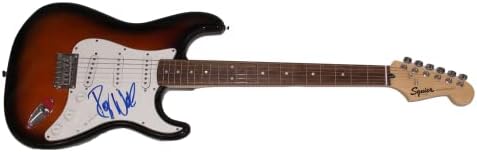 רוג 'ר ווטרס חתם על חתימה בגודל מלא פנדר גיטרה חשמלית ב 'עם ג' יימס ספנס ג ' יי. אס. איי מכתב אותנטיות-פינק