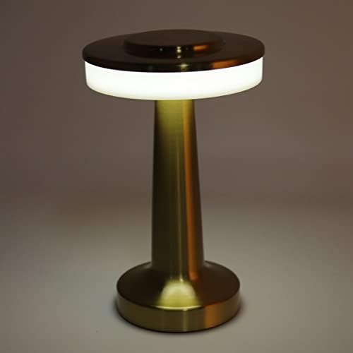 מנורת שולחן מודרנית גונית, מנורת שולחן וינטג 'בקרת מגע מגע רטרו מנורת שולחן מיטה נינורות שידות לילה עם