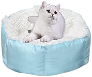 עצמי התחממות חתול מיטה-להסרה לחיות מחמד חתול מיטה עמיד למים מחצלת מערת 4 עבור קטן בינוני חתלתול