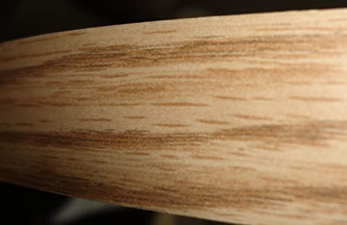 פסי קצה פוליאסטר מלמין מעץ אלון אדום 3/4 איקס 120 דבק נמס חם מודבק מראש