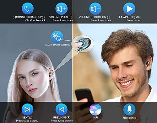 Volt Plus Tech Travel Travel אלחוטי V5.1 אוזניות התואמות ל- Samsung Galaxy S20 Ultra מעודכן מיקרו דק עם