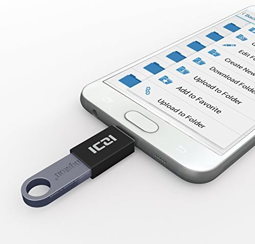 ICZI MINI USB C מתאם USB, OTG זהב מצופה Thunderbolt 3 ל- USB3.0 ממיר עבור MacBook, Samsung Galaxy