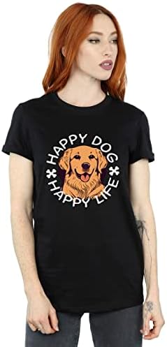 חיות מחמד כלב שמח כלב שמח חבר שמח חבר חולצת טריקו