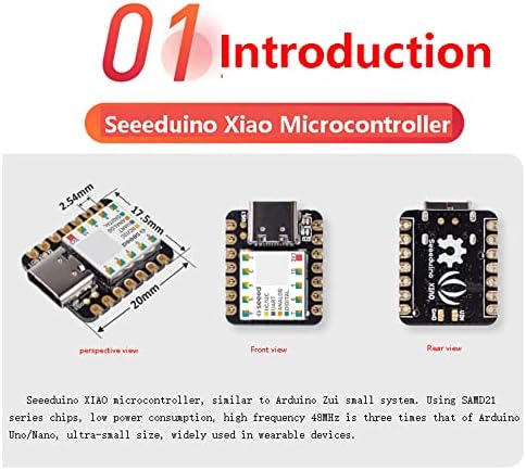 SeeEduino xiao מיקרו-בקר SAMD21 CORTEX M0+ NANO 48MHz SPI I2C ממשק לממשק Arduino IDE/IoT פיתוח מערכת פיתוח סוג
