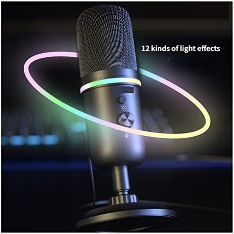 מיקרופון ריפי 860 פרו מיקרופון שולחני הפחתת רעש אינטליגנטית מיקרופון משחק אור יכול להיות מחובר