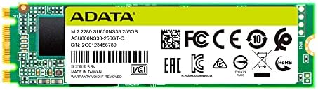 Adata SU650 256GB M.2 2280 SATA 3D NAND SSD עד 550MB/S